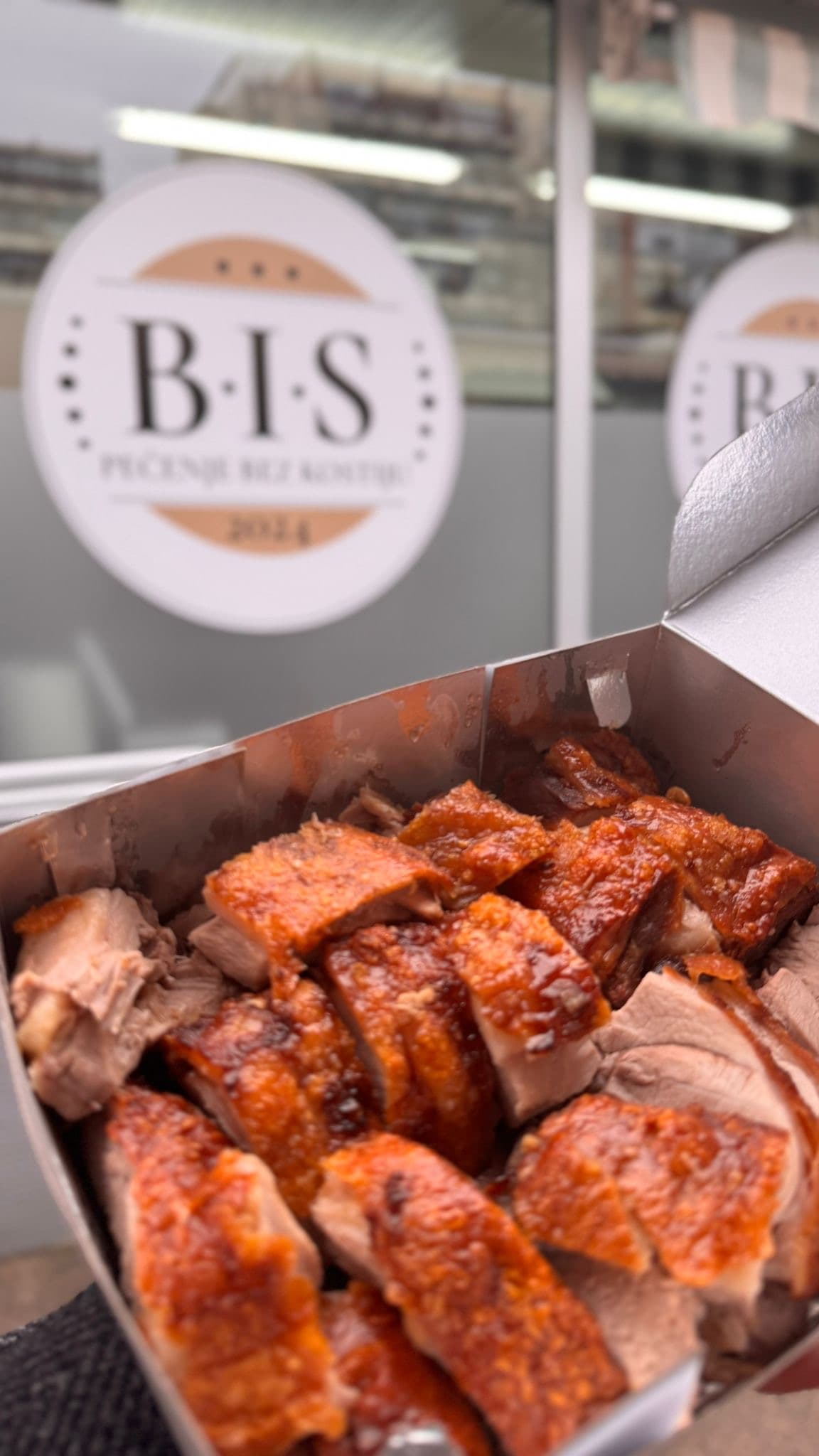 Perfectly sliced porchetta